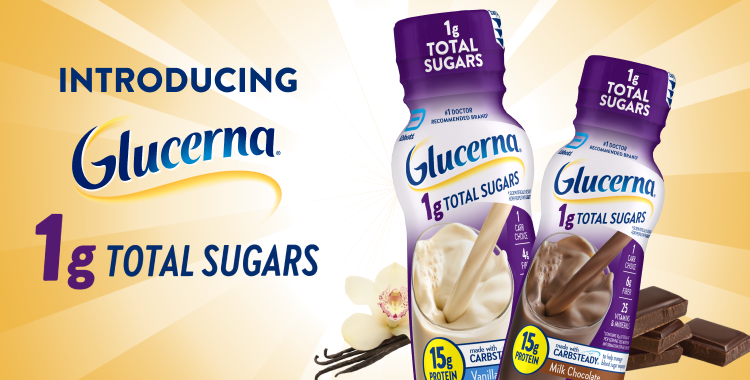 Two craveable flavors are back! Glucerna Original Classic Butter Pecan and Peaches and Créme. Available at Walmart.
