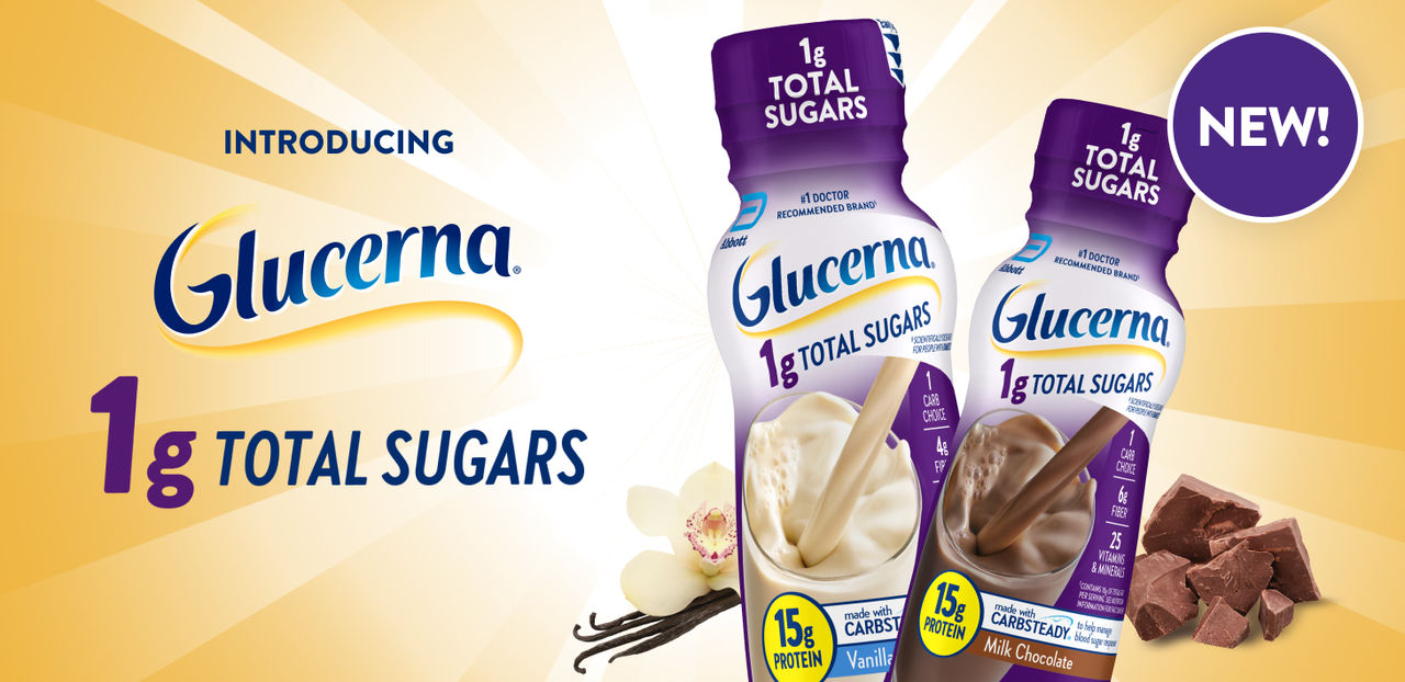 Two craveable flavors are back! Glucerna Original Classic Butter Pecan and Peaches and Créme. Available at Walmart.