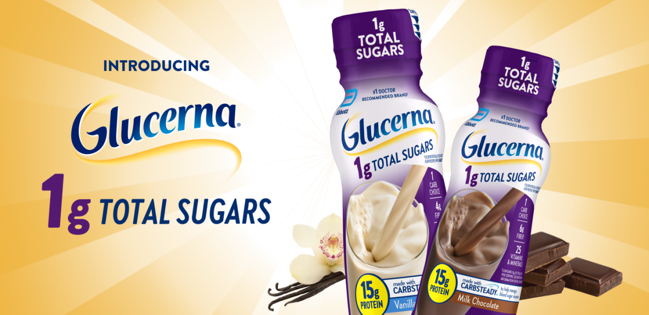 Two craveable flavors are back! Glucerna Original Classic Butter Pecan and Peaches and Créme. Available at Walmart.