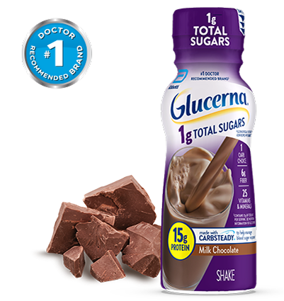 Glucerna hunger smart meal size shake classic chocolate