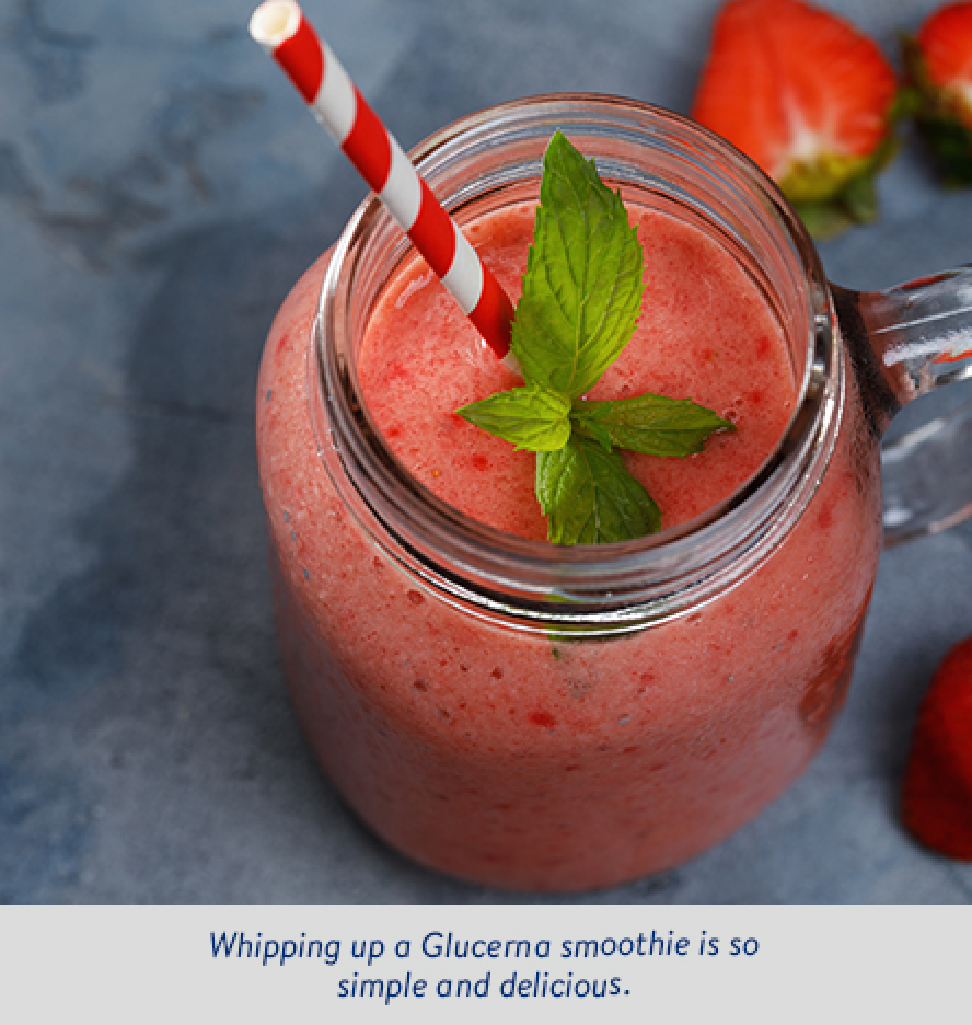 Whipping up a Glucerna Smoothies